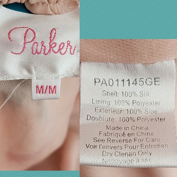 Parker Floral Printed 100% Silk Strappy Halter Dress - Picture 4 of 4